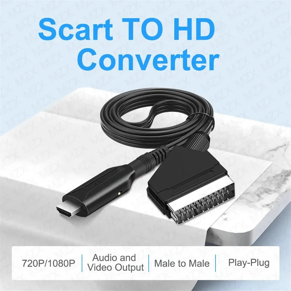 SCART-HDMI変換ケーブル、HDMI-SCART変換ケ - Scart To Hdmi のレビューと価格